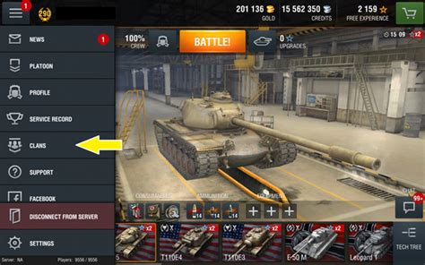 how to join clans in world of tanks blitz